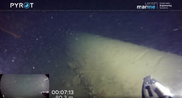 80 Metrede ROV ile Deniz Tabanı Boru Hattı Denetimi